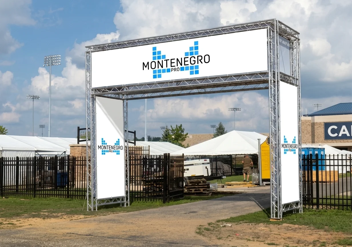 Stand con truss