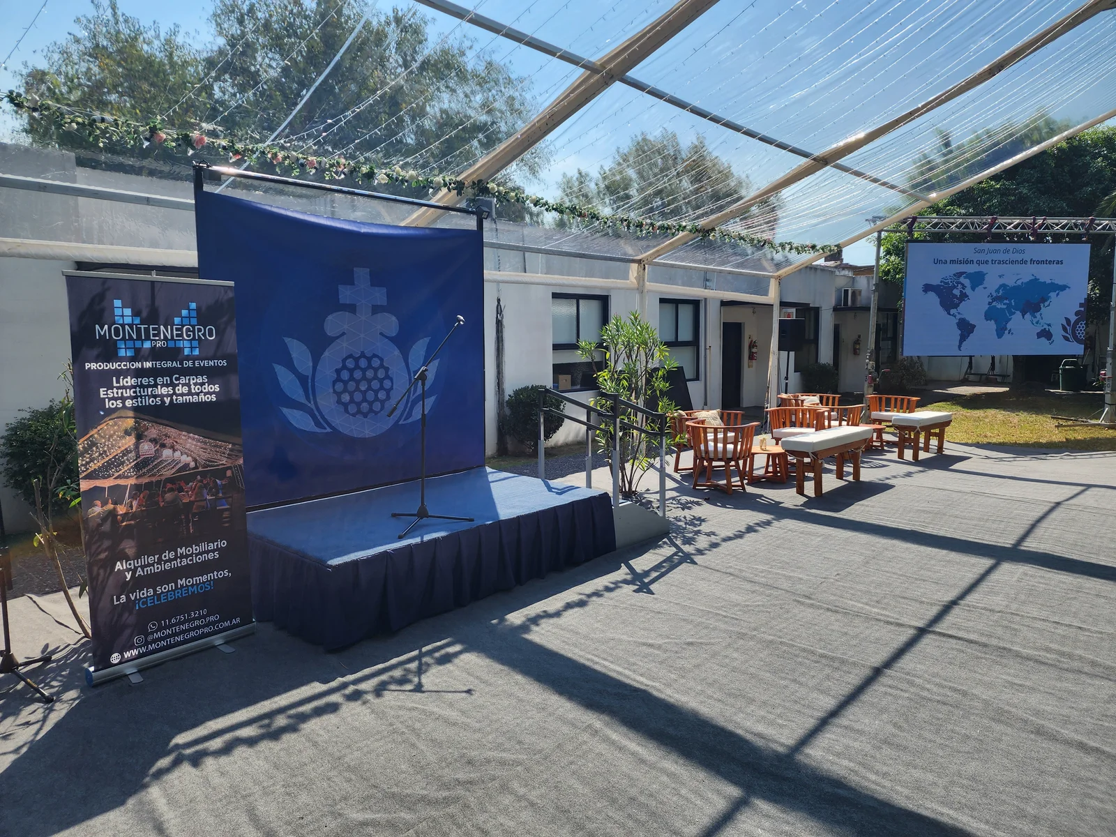 Escenario para evento