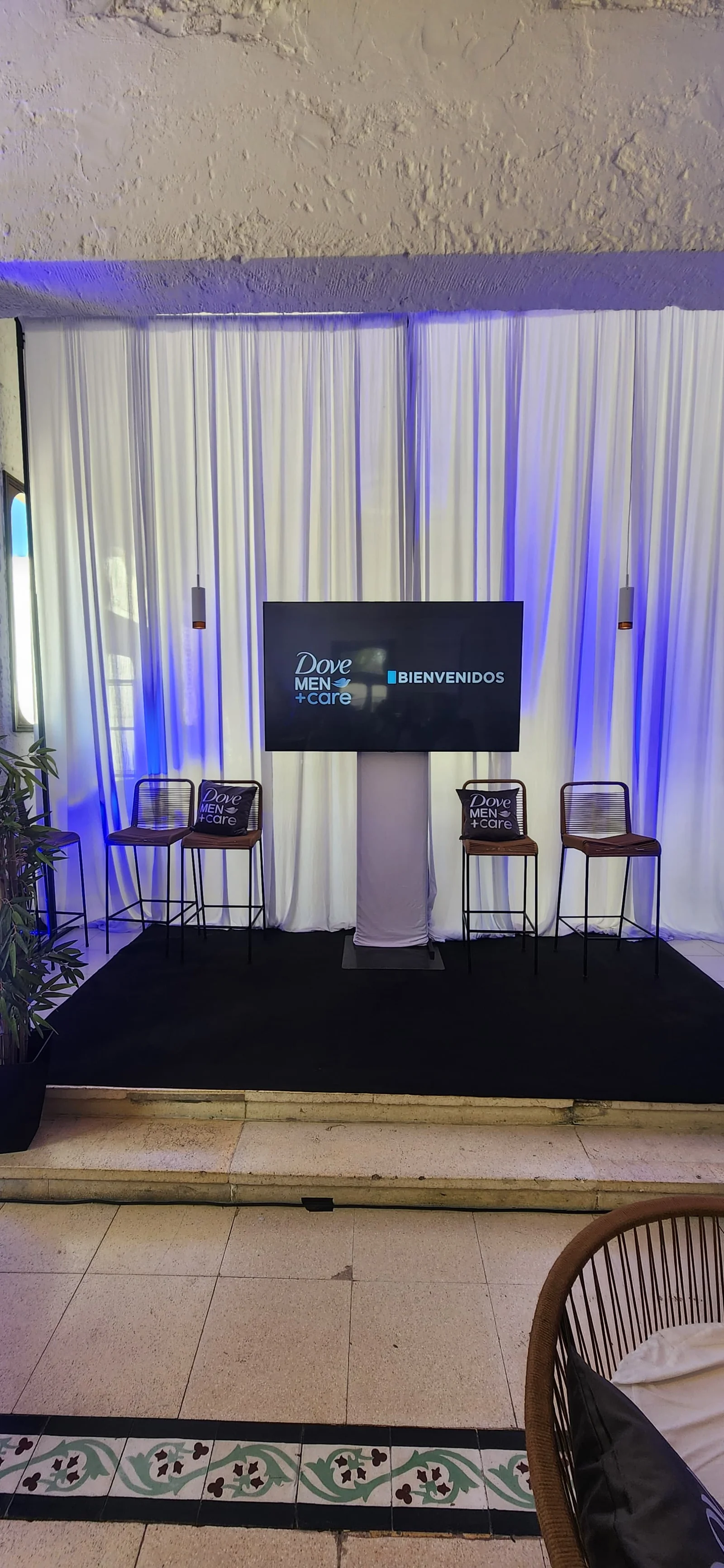 Smart TV con branding para evento corporativo